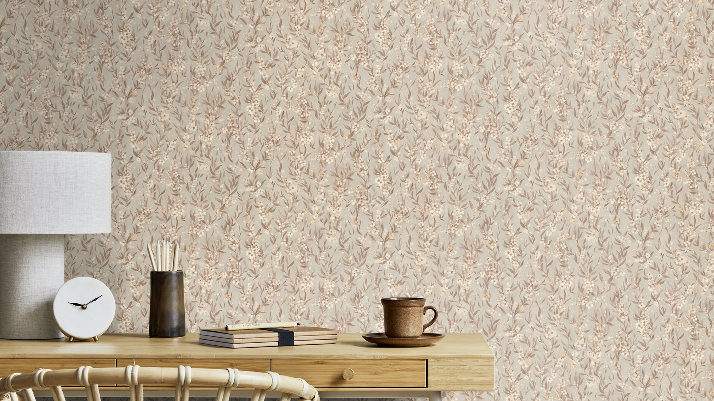 Vinyylitapetti Rasch Noble Zen Sakura 435245 10,05m