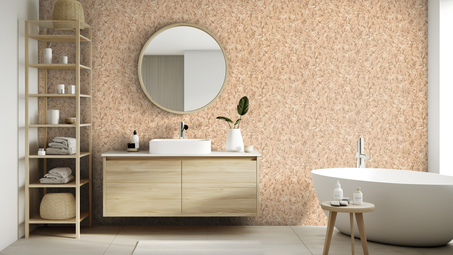 Vinyylitapetti Rasch Noble Zen Sakura 435252 10,05m