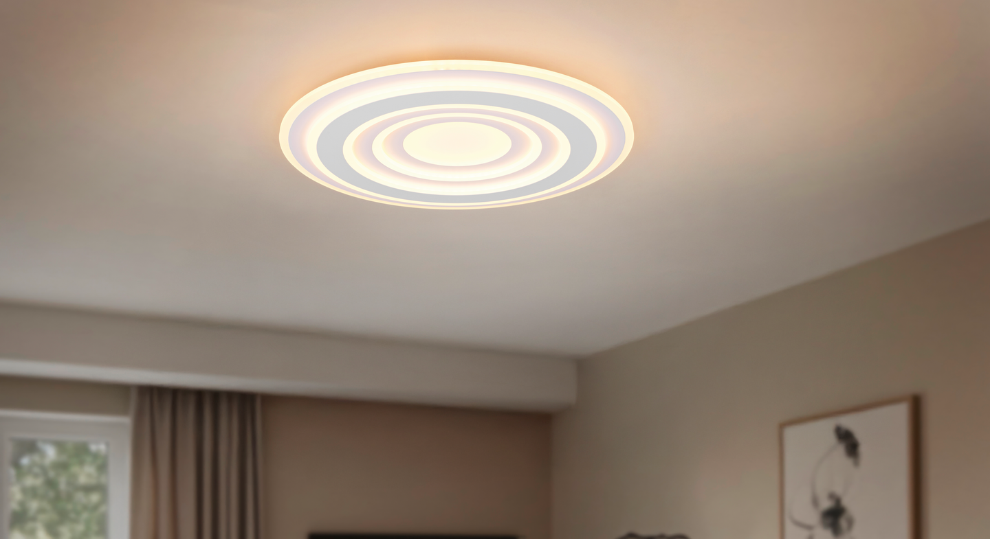 Kattovalaisin TRIO Costa led 50W 5850lm 48cm mattavalkoinen