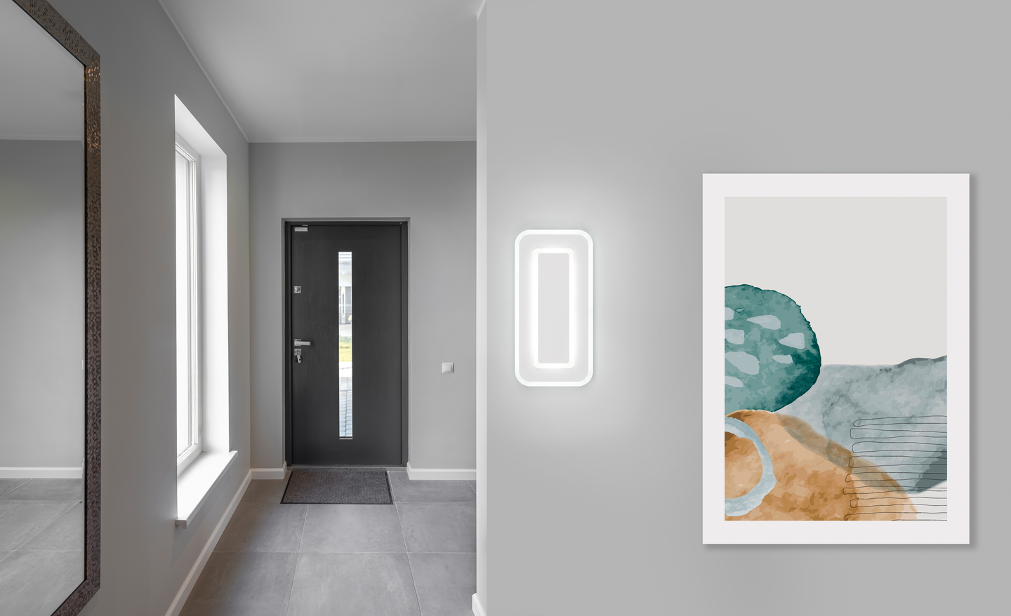 Kattovalaisin TRIO Riva led 14W 1500lm 40cm mattavalkoinen