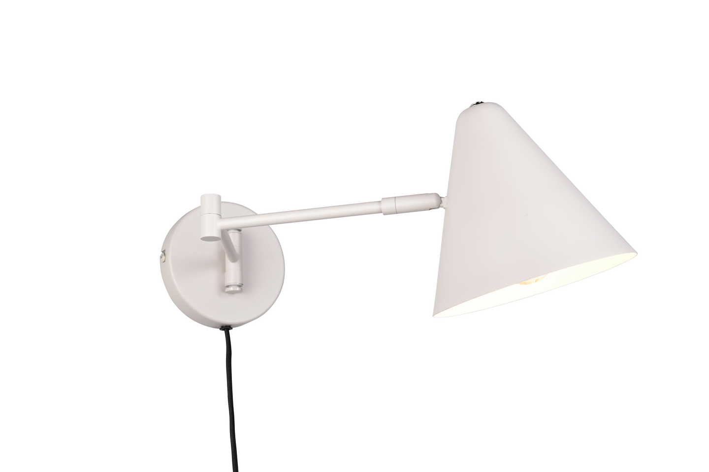 Seinävalaisin TRIO Cosima E14 lämmin harmaa