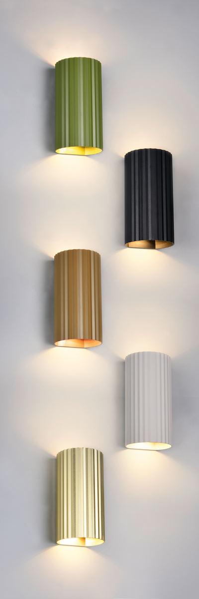 Seinävalaisin TRIO Soka 2xGU10 kahvi