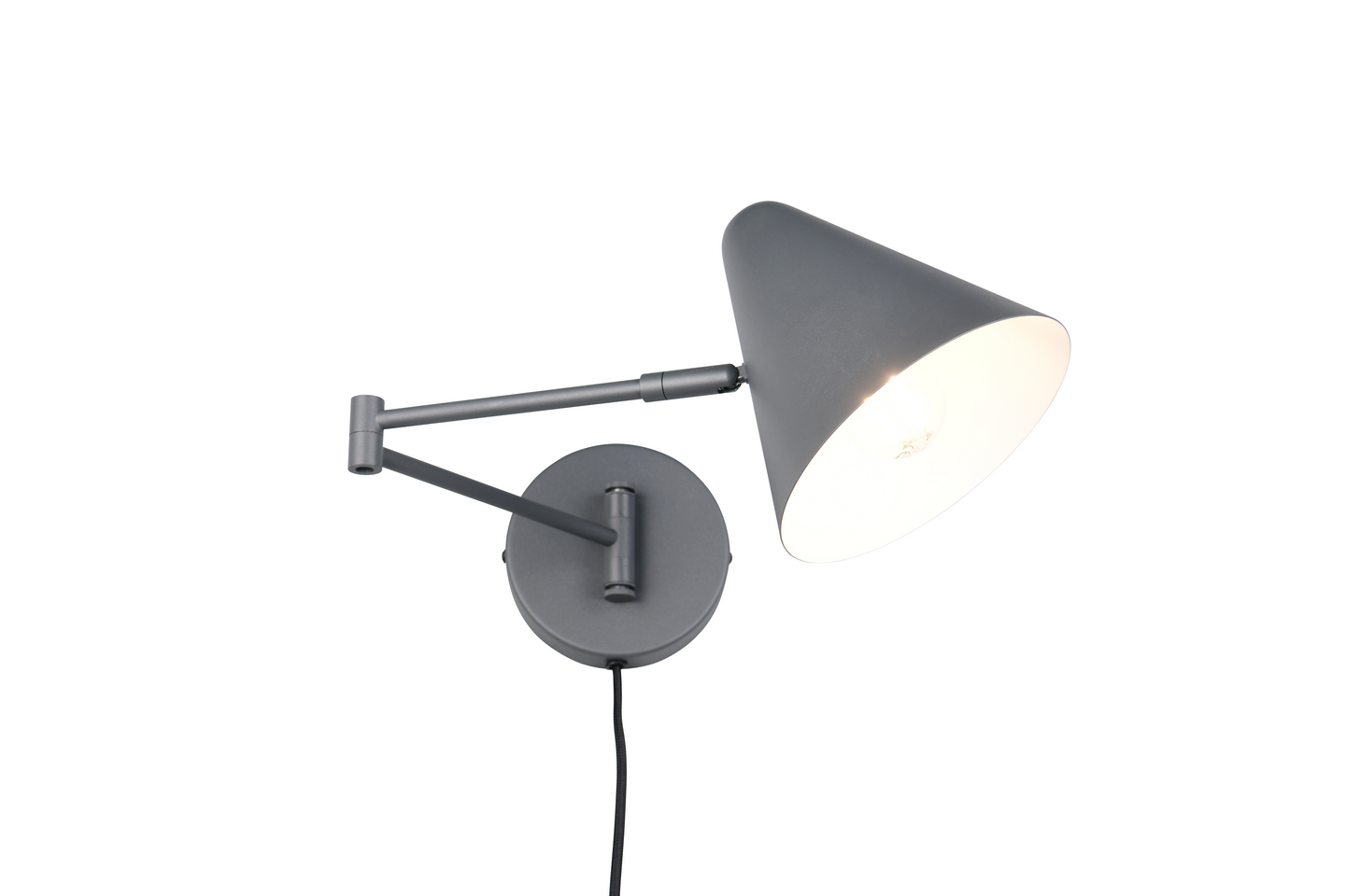 Seinävalaisin TRIO Cosima E14 antrasiitti