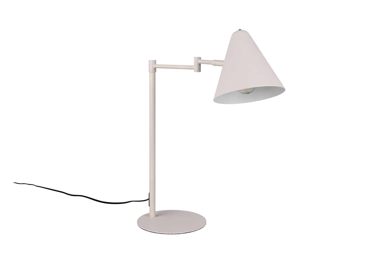 Pöytävalaisin TRIO Cosima E14 lämmin harmaa