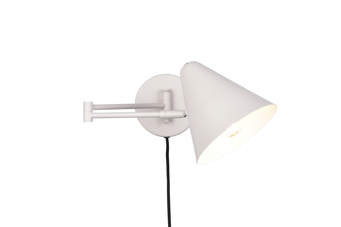 Seinävalaisin TRIO Cosima E14 lämmin harmaa