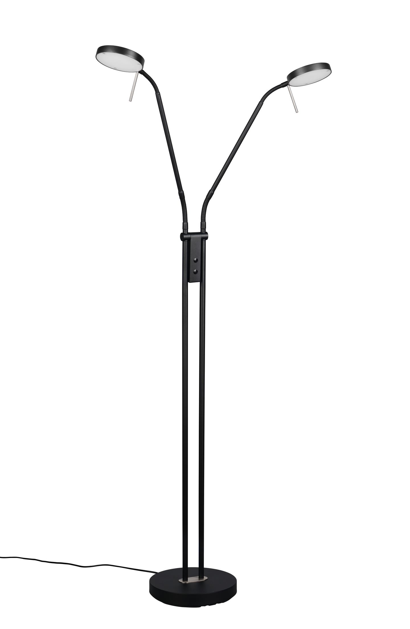 Lattiavalaisin TRIO Monza 2xled 12W 1400lm 2-os mattamusta