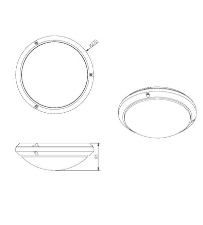 Ulkoseinävalaisin TRIO Ambato E27 mattavalkoinen