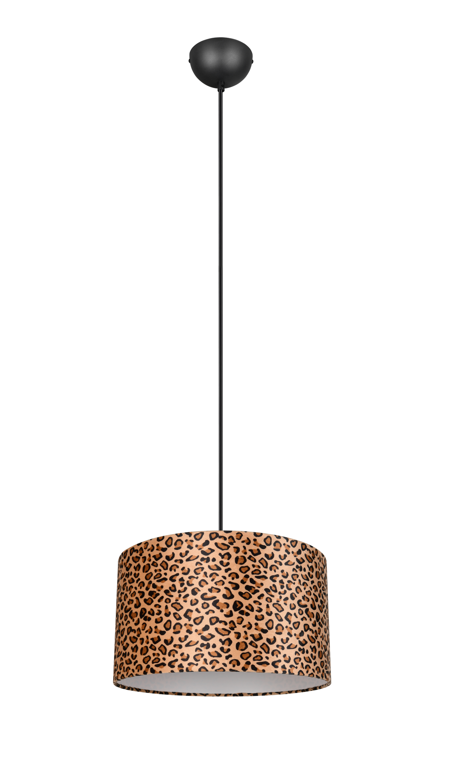 Riippuvalaisin TRIO Pardina E27 mattamusta/leopardi
