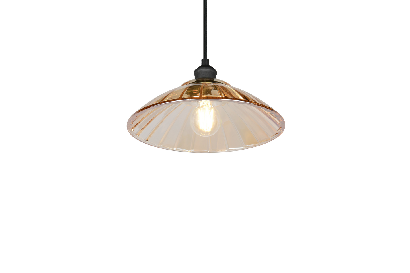 Riippuvalaisin TRIO Eluna E27 1-os mattamusta/meripihka