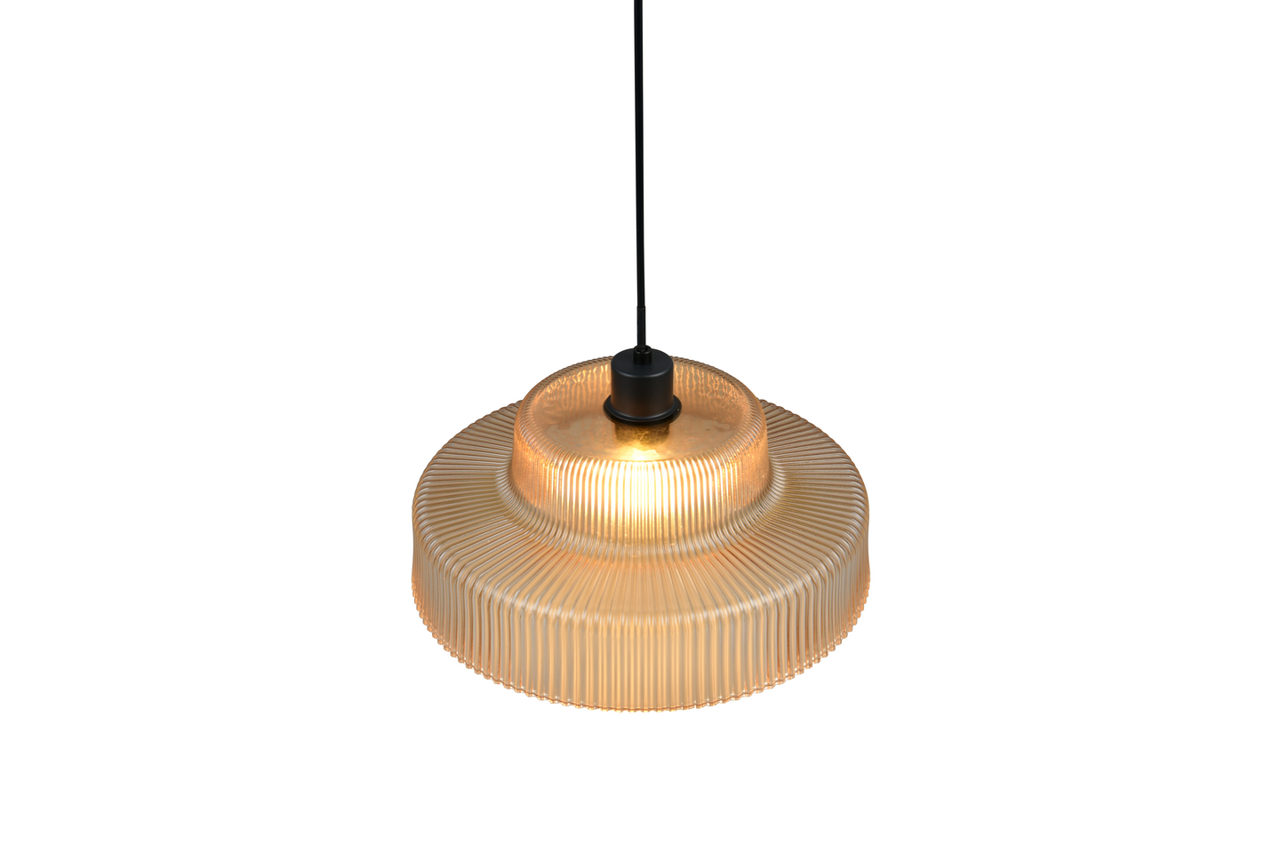 Riippuvalaisin TRIO Abella E27 mattamusta/meripihka