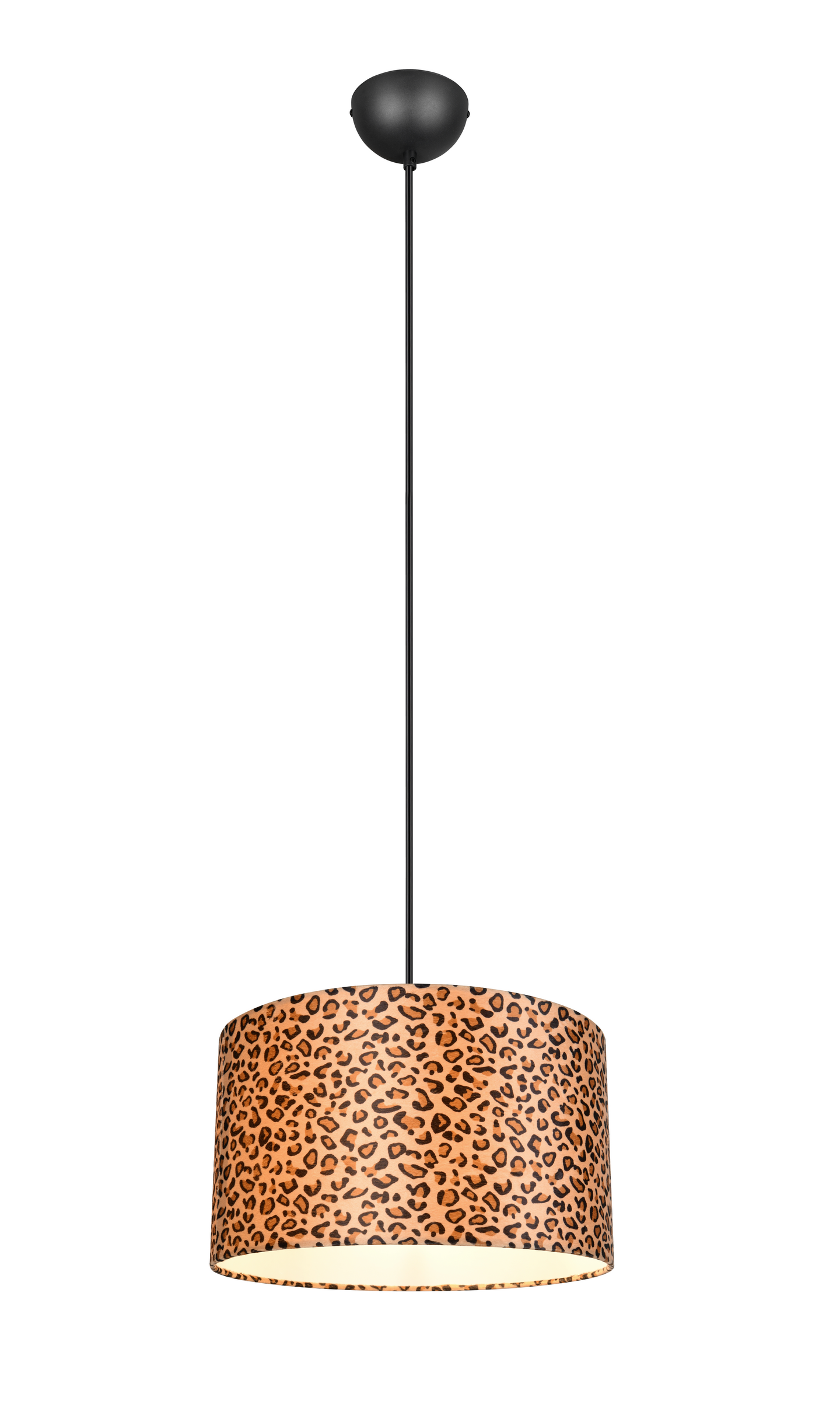 Riippuvalaisin TRIO Pardina E27 mattamusta/leopardi