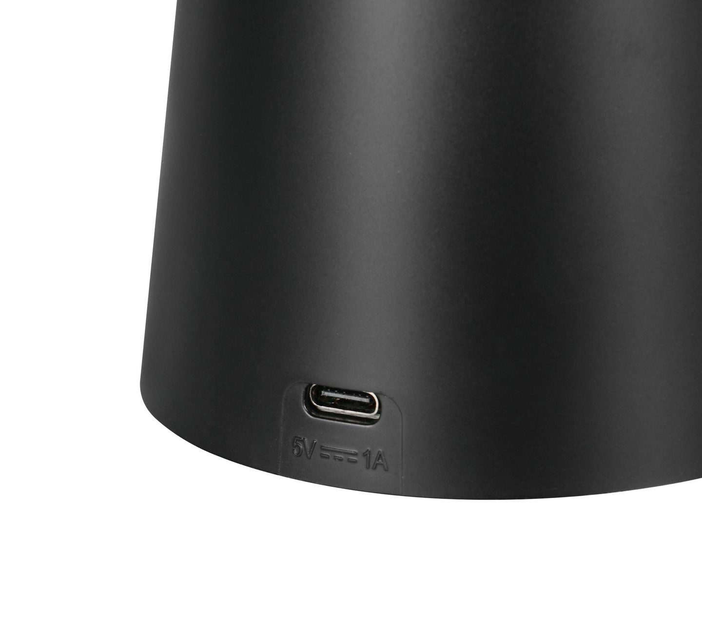 Pöytävalaisin TRIO Martini led 0,4W mattamusta RGB