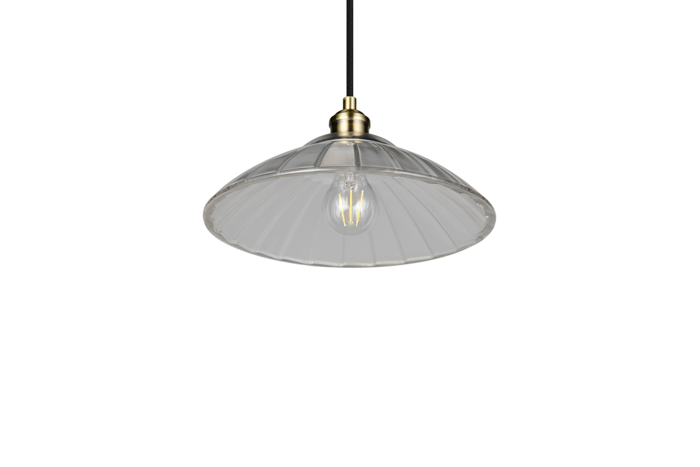 Riippuvalaisin TRIO Eluna E27 1-os antiikkimessinki/kirkas