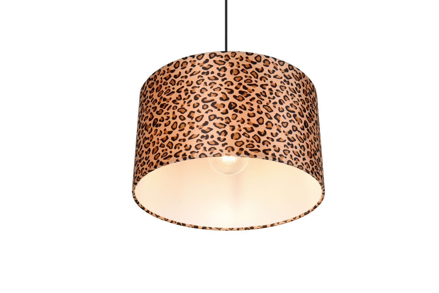 Riippuvalaisin TRIO Pardina E27 mattamusta/leopardi
