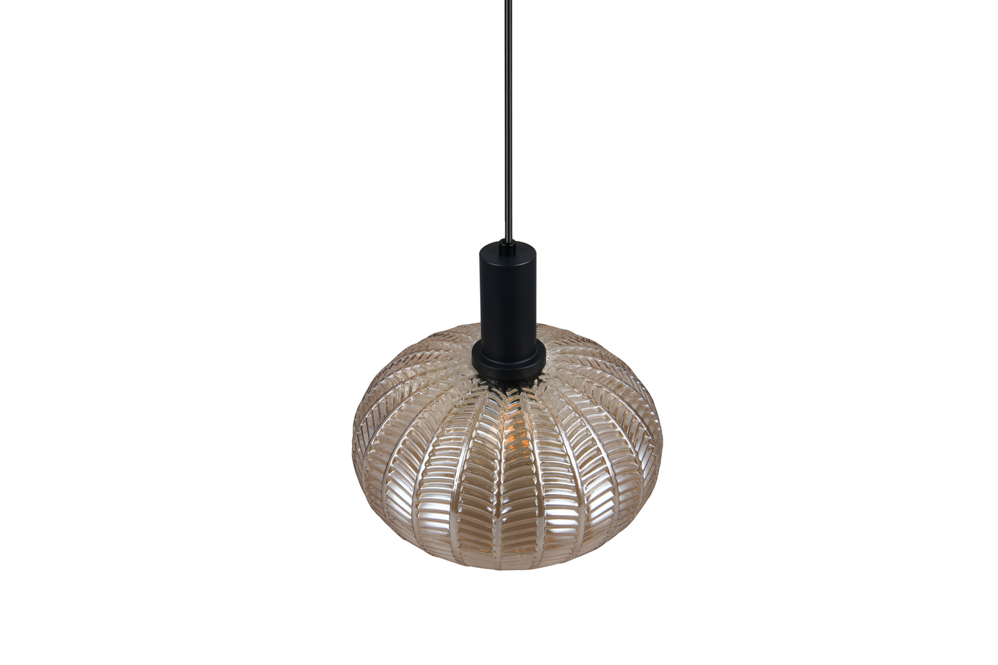 Riippuvalaisin TRIO Elvezia E27 mattamusta/meripihka