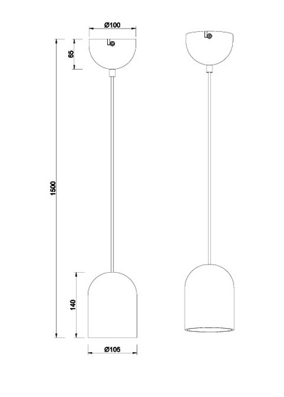 Riippuvalaisin TRIO Nara E27 puu
