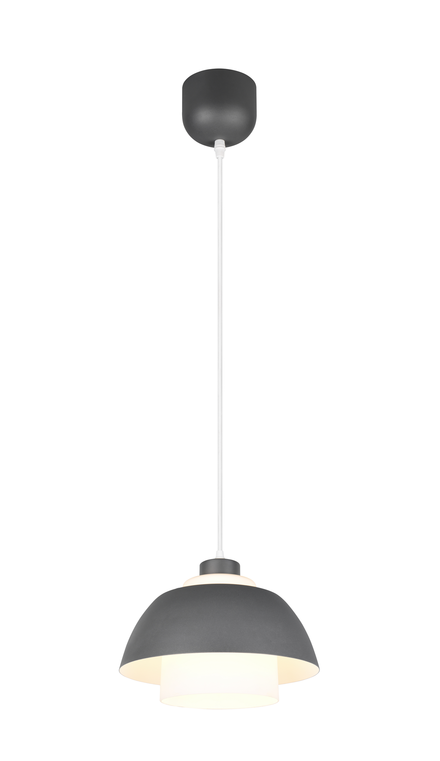 Riippuvalaisin TRIO Tilos E27 30cm antrasiitti