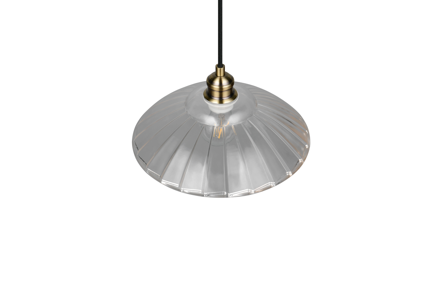 Riippuvalaisin TRIO Eluna E27 1-os antiikkimessinki/kirkas