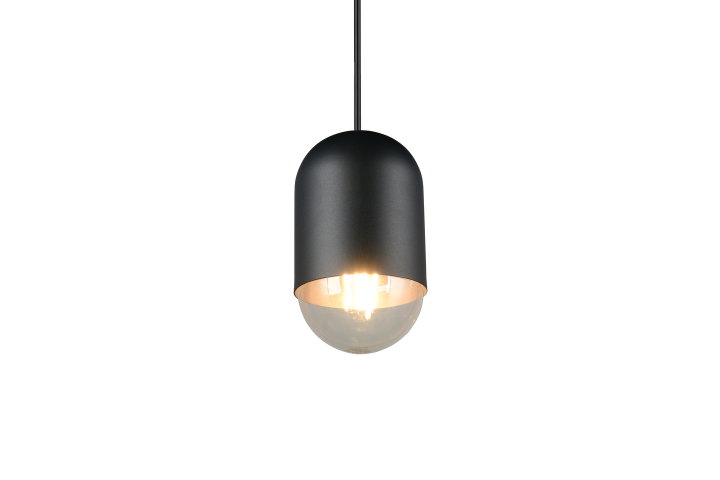 Riippuvalaisin TRIO Nara E27 mattamusta