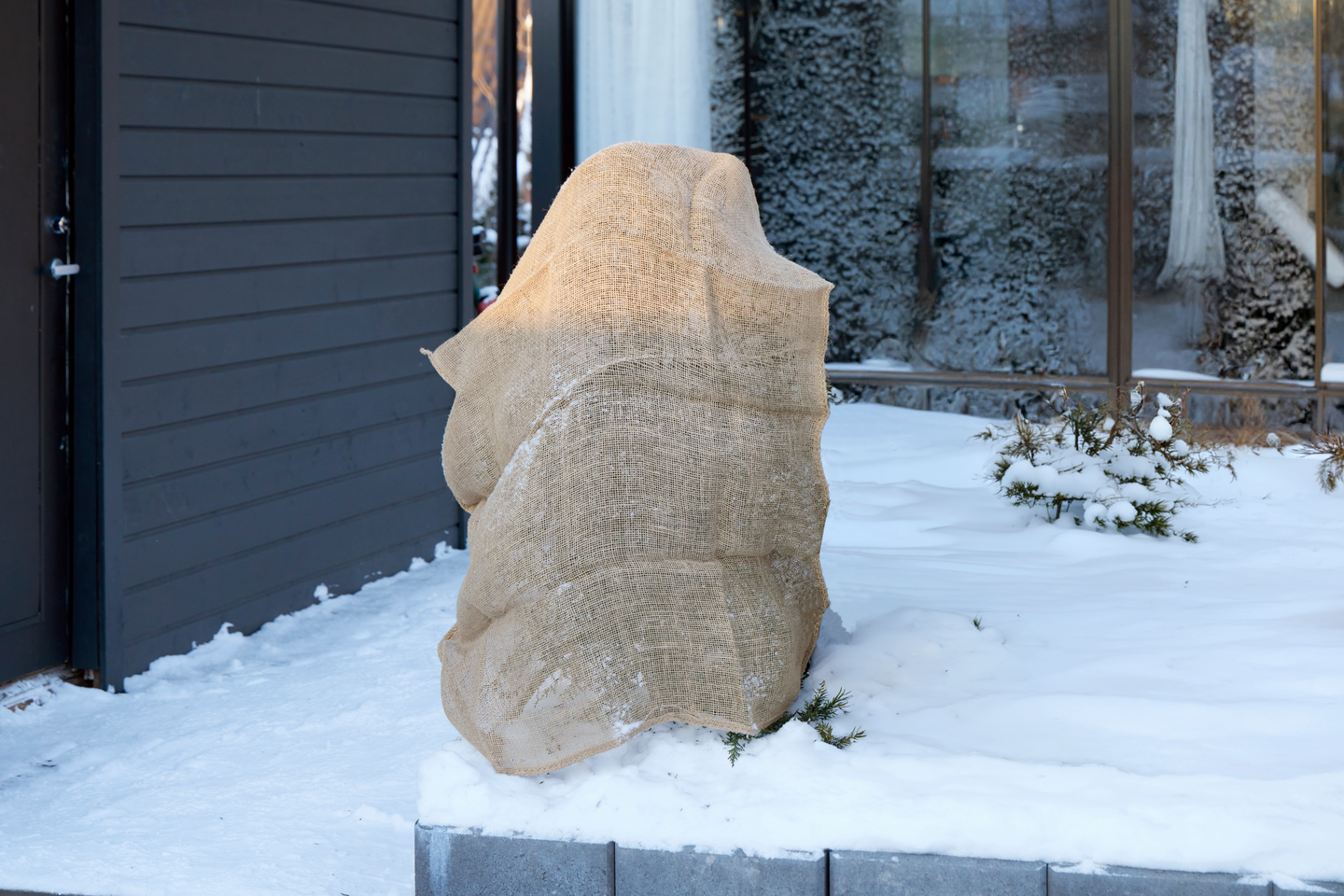 Suojahuppu Cello juutti 70x115cm