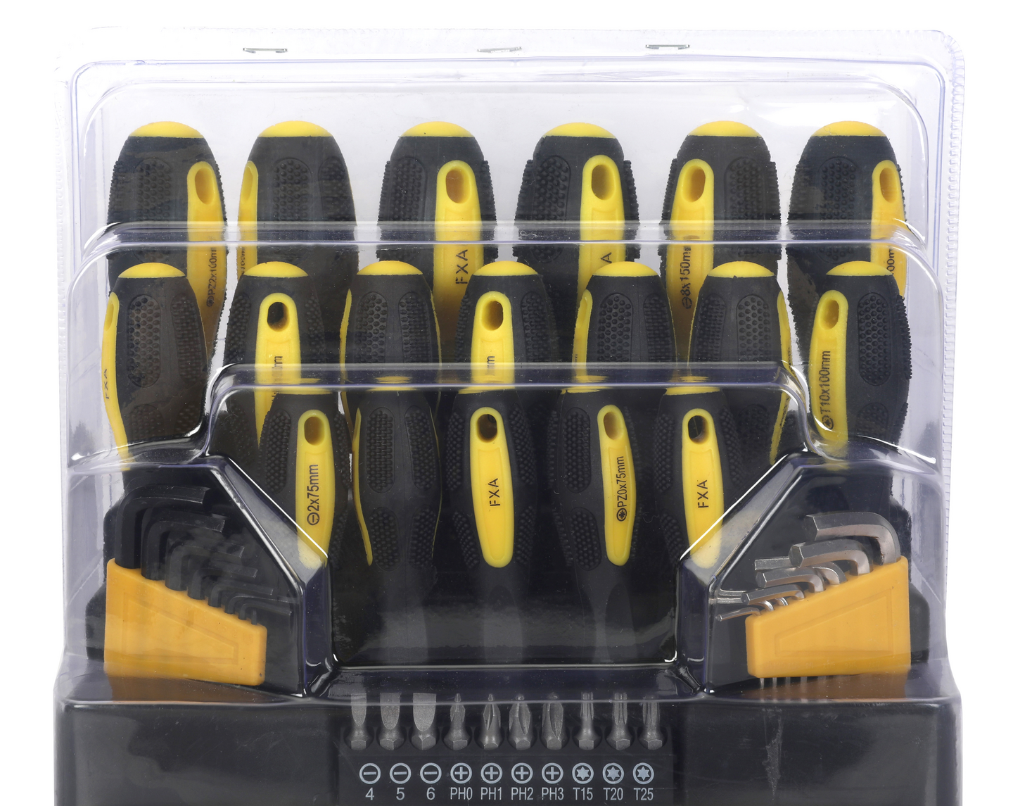 Ruuvitaltta- ja kärkisarja FXA 44-osainen