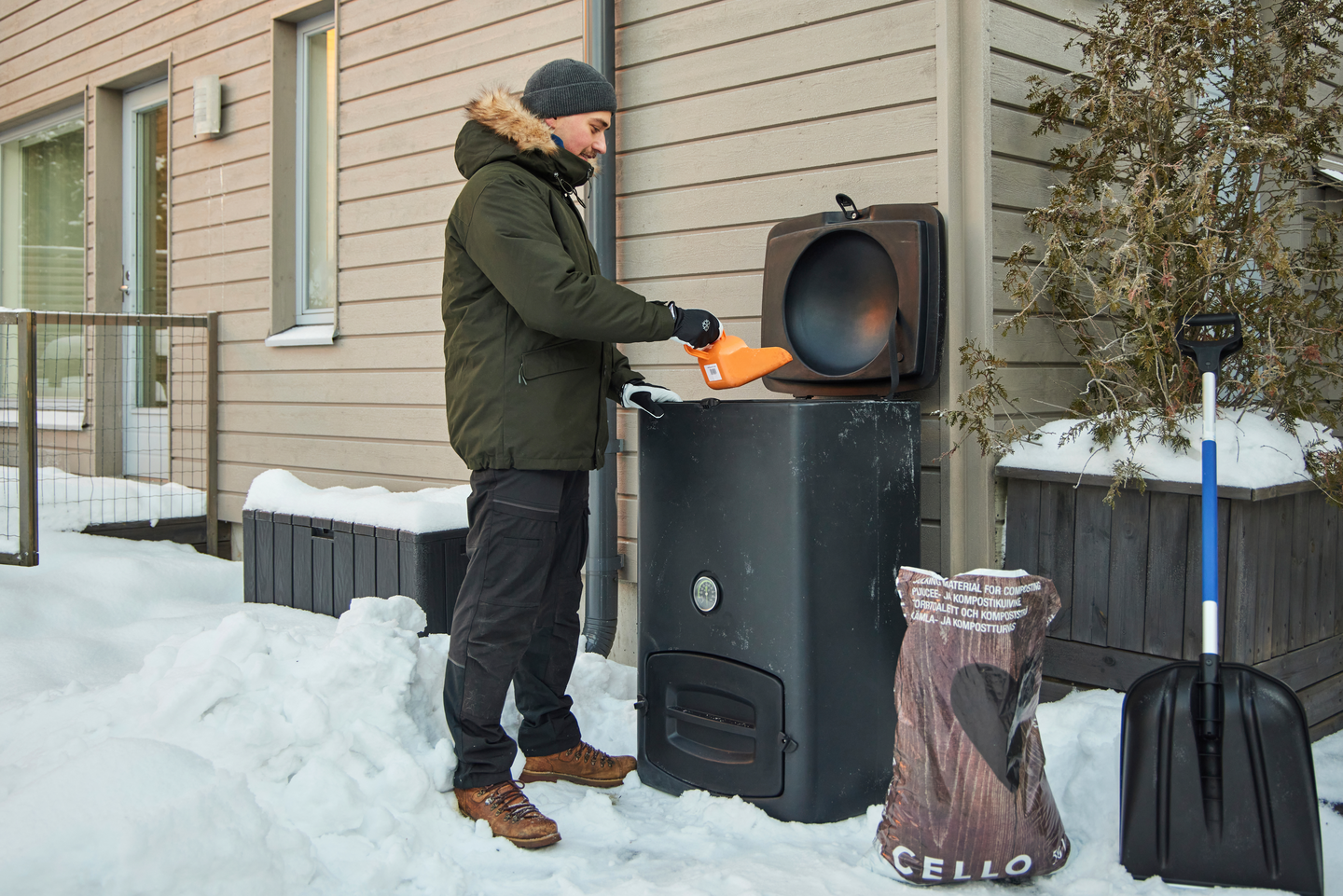 Kotitalouskompostori Kekkilä 250l Kestävä+