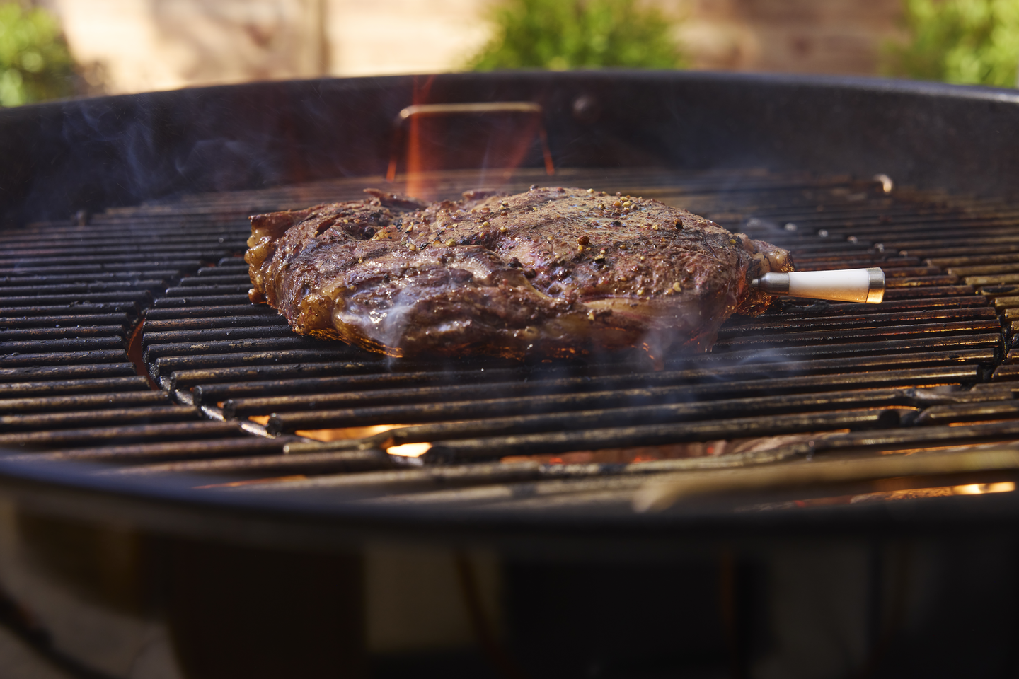 Langaton anturi ja laturi Weber harmaa