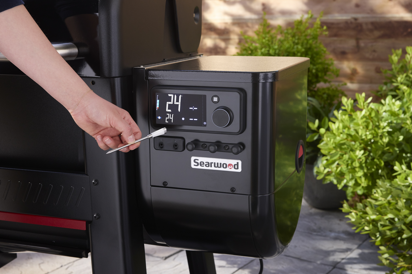 Langaton anturi ja laturi Weber harmaa