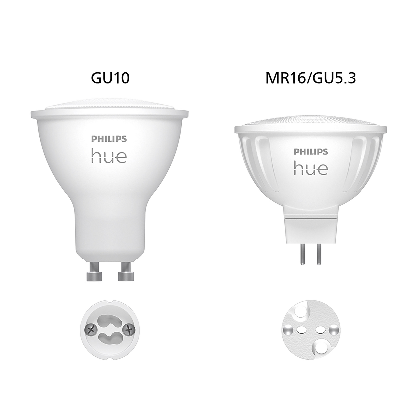 Led-kohdelamppu Philips Hue GU5.3 400lm valkoinen huurrettu muovi