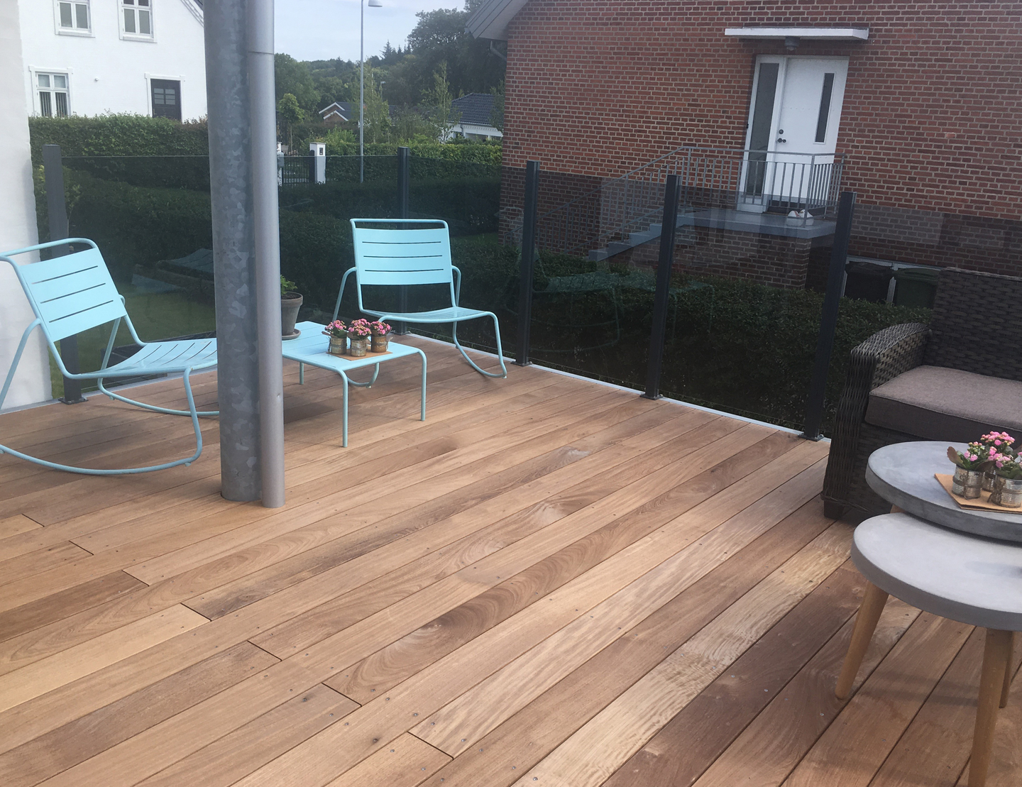 Lasiaitapaneeli HORTUS savu 100x100cm