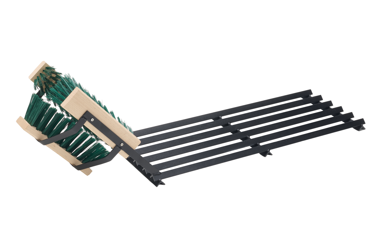 Rappuralli FXA 3-harjaa 75 x 30 cm musta