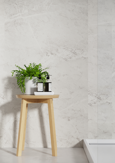 Sisustuslevy Fibo 2273-M00 S White Marble