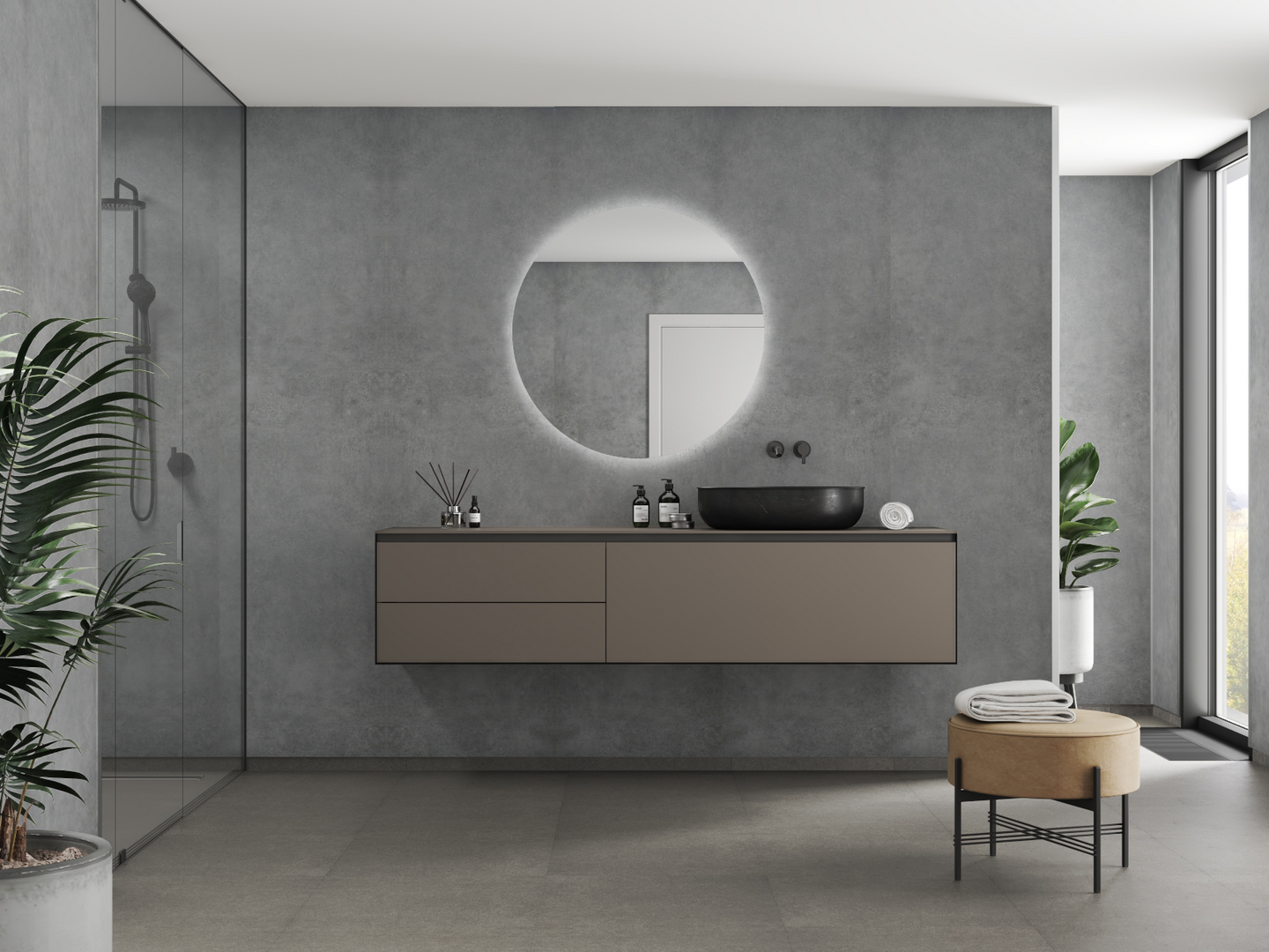 Sisustuslevy Fibo 2442 S Meton Grey