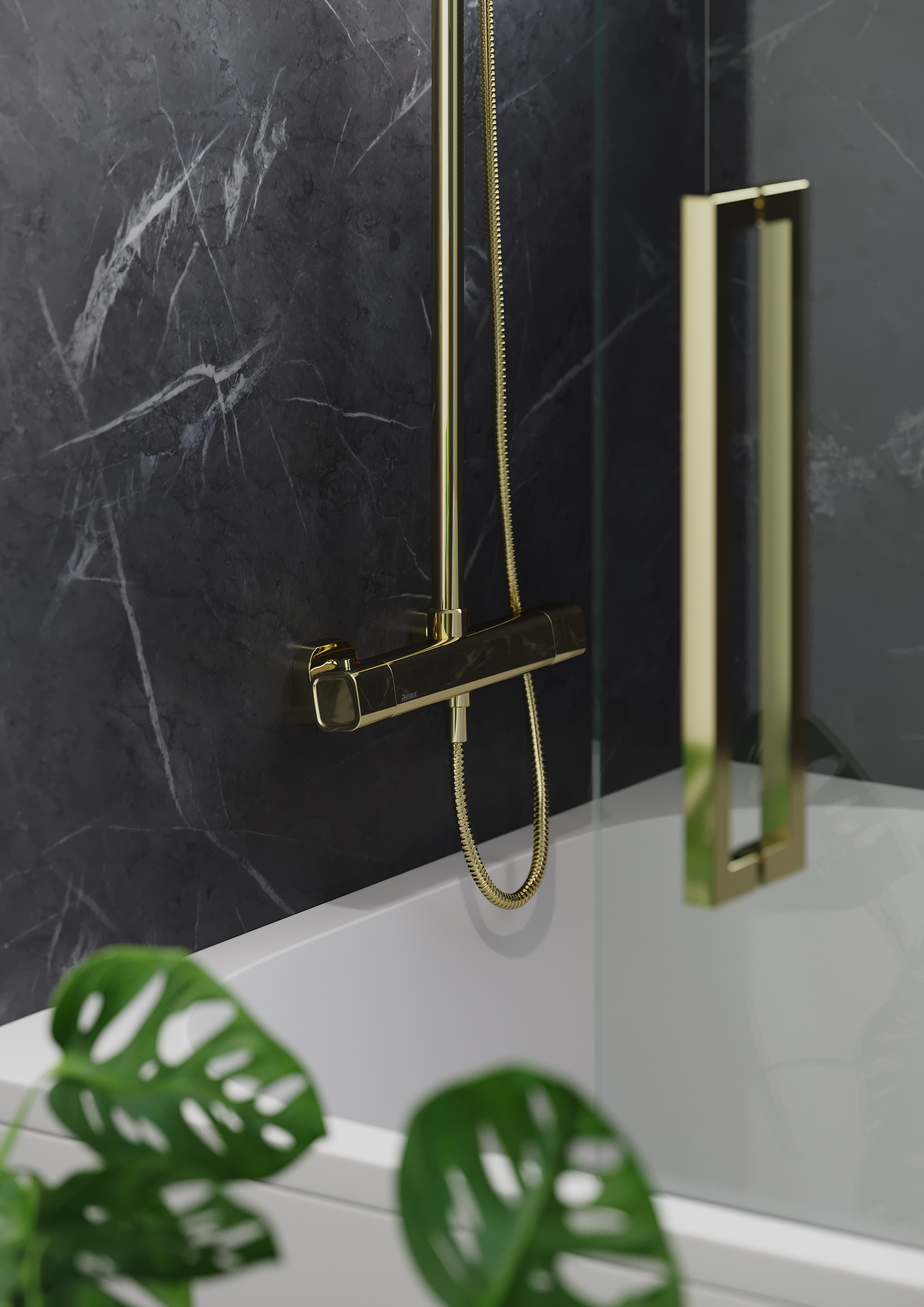 Sisustuslevy Fibo 2272-M00 S Black Marble