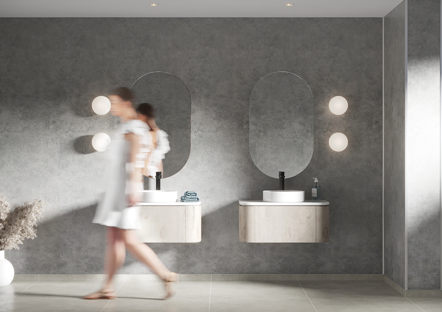 Sisustuslevy Fibo 2442 S Meton Grey