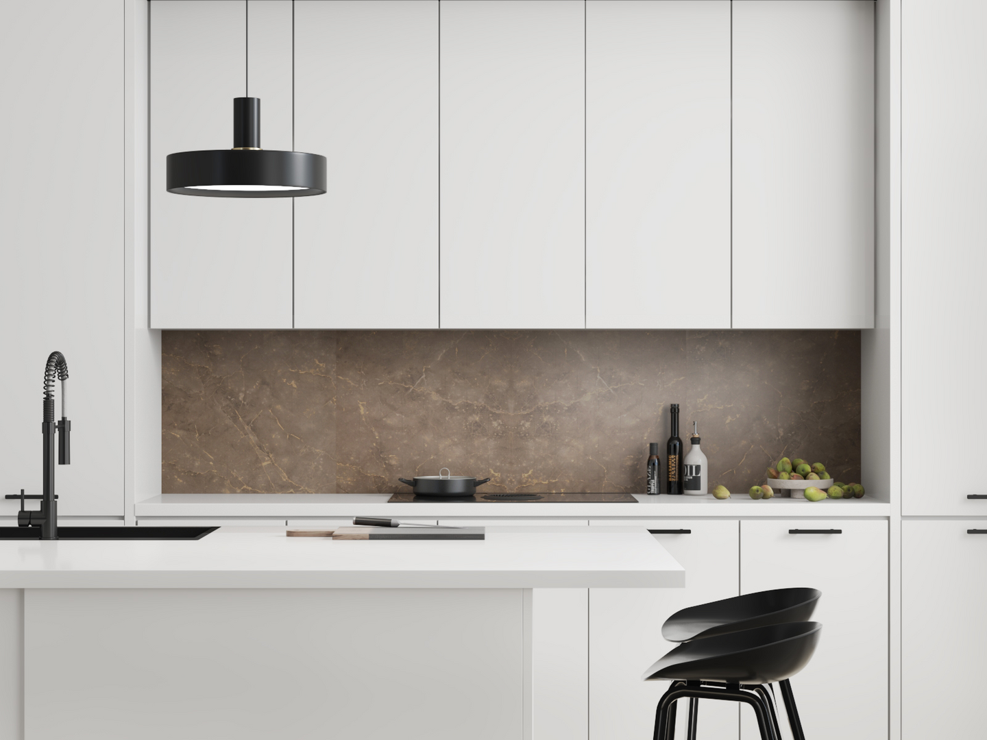 Välitilalevy Fibo 2278 KM00 S Golden Brown Marble