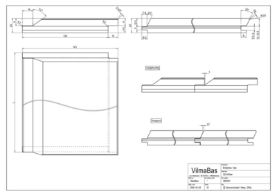 ENKELFAS FALS 22X145 OBH