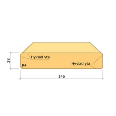 TRALL 28X145X4200 PREMIUM G4-2 IMP AB