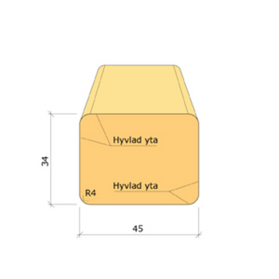 TRALL VALBO TRÄ 34X45 STANDARD IMP AB G4-3