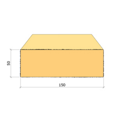SÅGAT 50X150X5400 IMPREGNERAD A G4-3