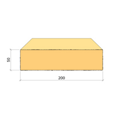 SÅGAT 50X200X4800 IMPREGNERAD A G4-3
