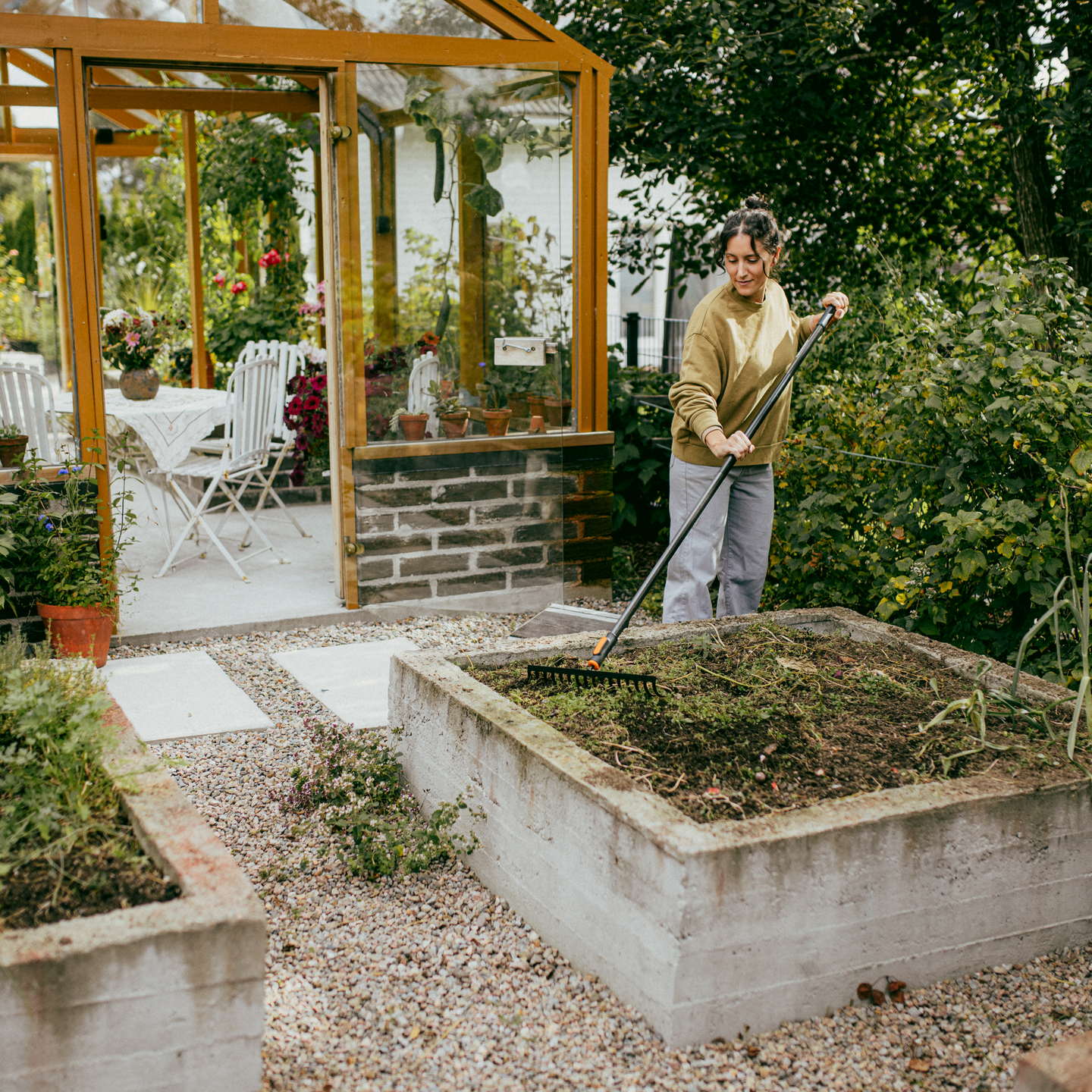 Rautaharava Fiskars OneClick 16-piikkinen