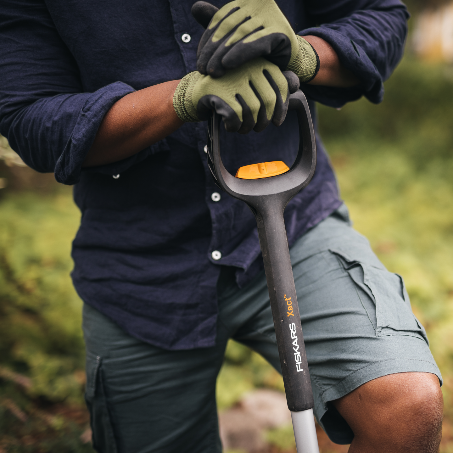 Pistolapio Fiskars Xact teleskooppi varrella