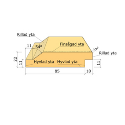 ENKELFAS FALS G4-2 GRAN 22X95 5,4M