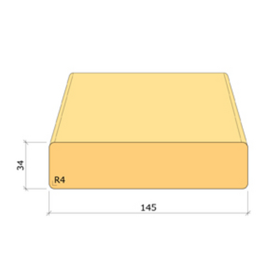 REGEL OBH 34X145X4200 C24 GRAN