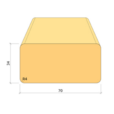 REGEL OBH 34X70X3000 C24 GRAN