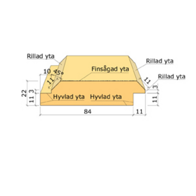 DUBBELFAS FALS G4-2 SLAM GRAN RÖD 22X95 5,4M