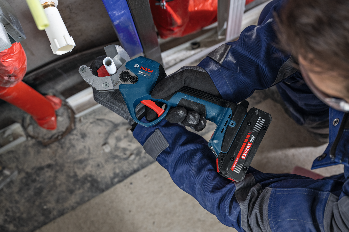 Akkuputkileikkuri Bosch PRO GPC18V-32P Solo