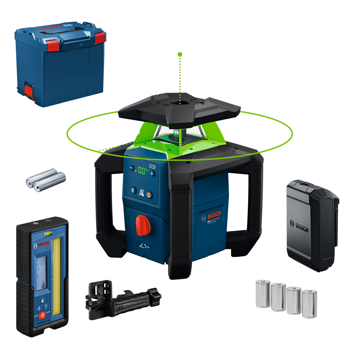 Pyörivä laser Bosch PRO GRL18V-4-34CVG L-Boxx