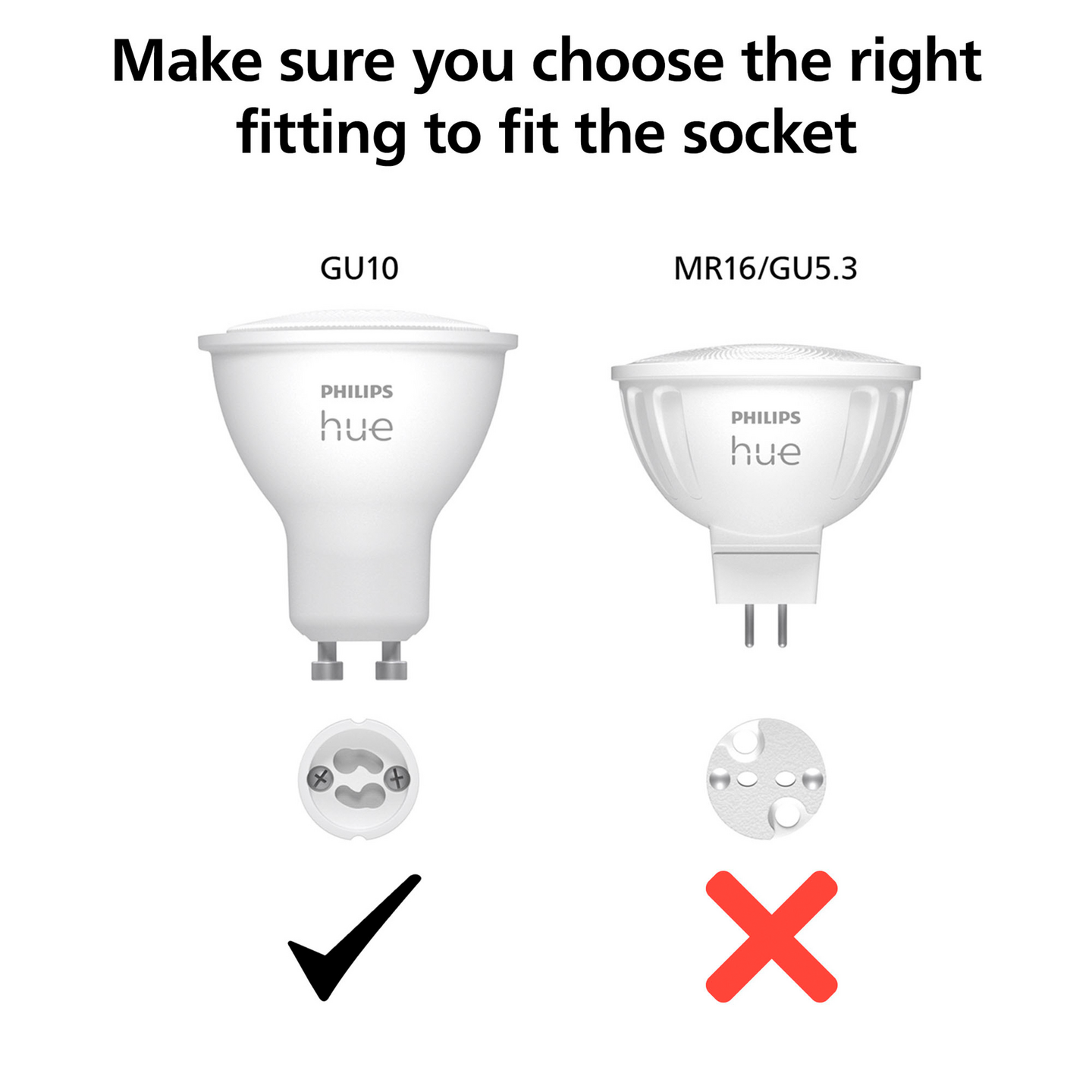 Kohdelamppu Philips Hue White Ambience 4.2 W 400l 2000-6500K GU10 2 Kpl